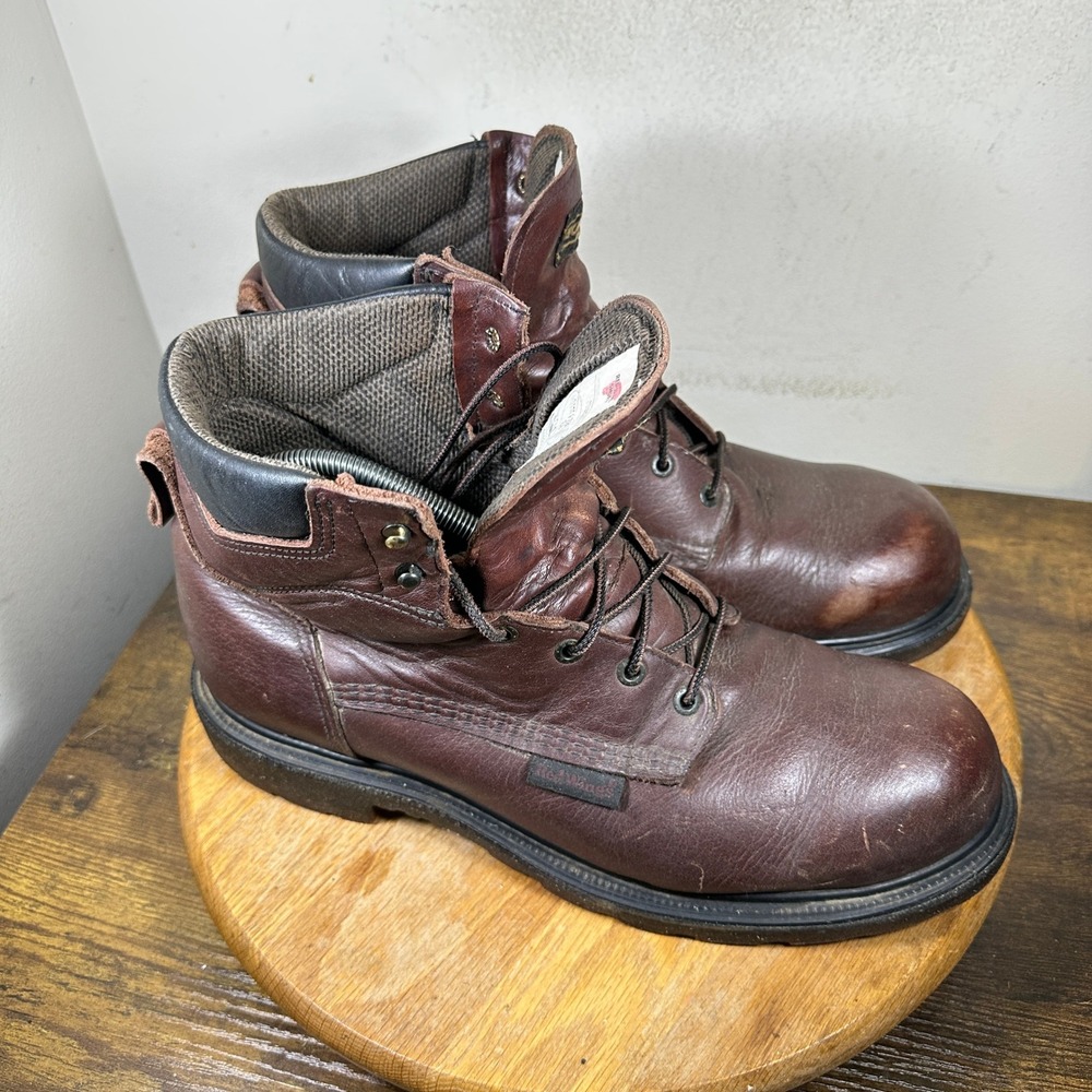Red Wing 604 Mens Brown Leather Gore-Tex EH Work Boots Size 12 D USA Made